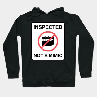 Funny Not a Mimic Sign Tableto RPG Hoodie